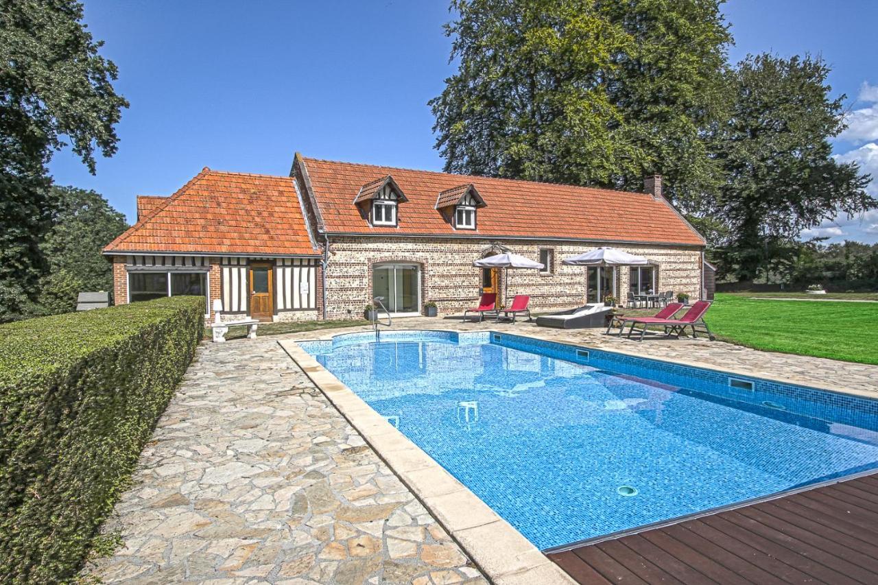Clos Celeste - Campagne D Etretat Avec Piscine Et Spa Ecrainville Exterior photo